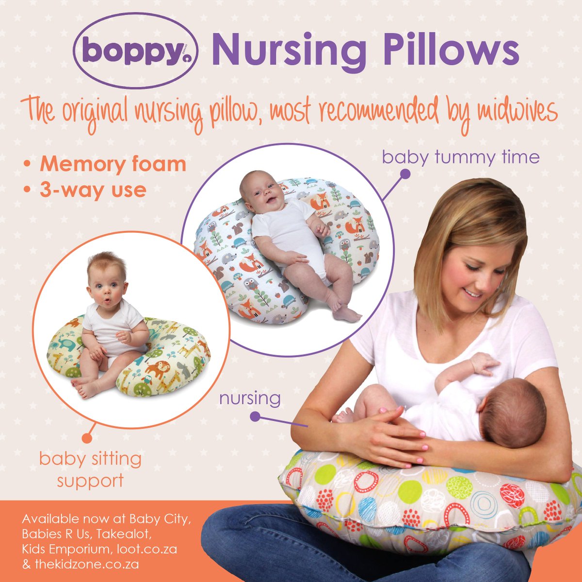 memory foam nursing pillow