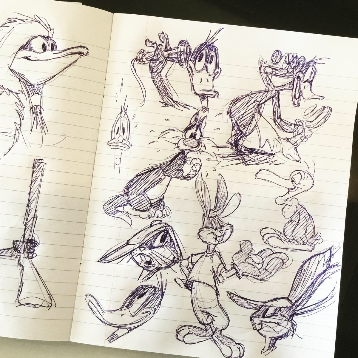Watched some good cartoons on my commute to work (would you believe I had never seen Draftee Daffy and Baseball Bugs before)
