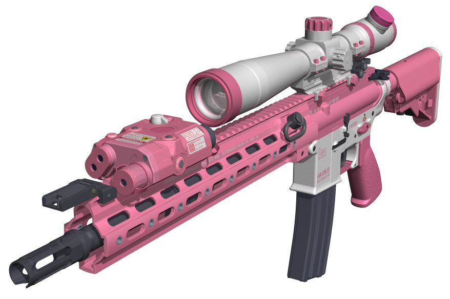 Pink Guns 3DCG😊😎 