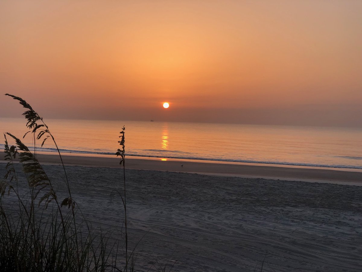 Good morning from American Beach, Amelia Island, FL #sunrise