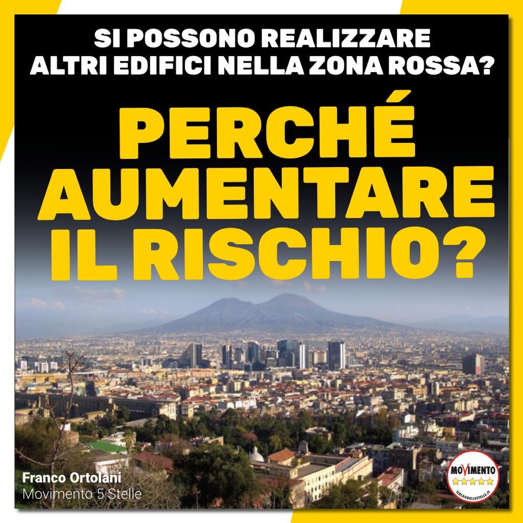 Francortolani's tweet photo. Si possono realizzare nuovi edifici, con conseguente aumento della popolazione, nella zona rossa flegrea a massimo rischio vulcanico? https://t.co/aHK9tRH9ap