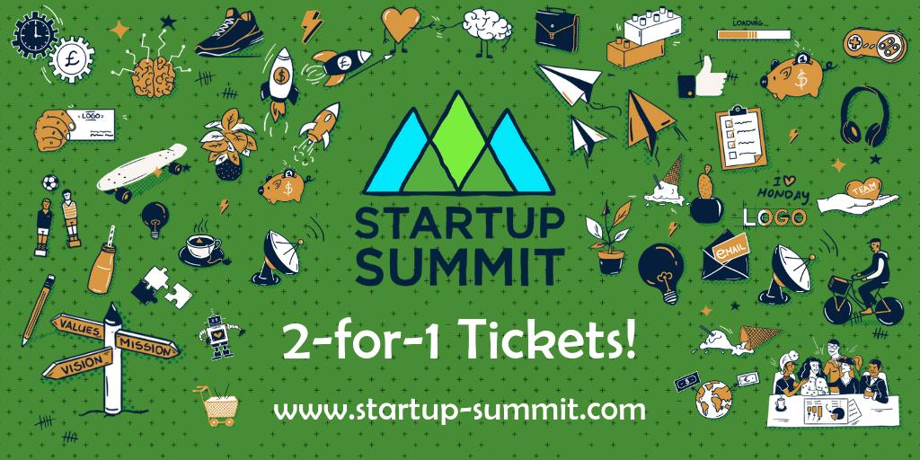 🎫🎟️ Ticket update! 🎟️🎫

Only 🔟 2-for-1 tickets left! 

These have been absolutely flying out so grab one while you can, these won't last the day! 

1,000 attendees | 30+ speakers | 3 stages | 30+ exhibitors

👉 startup-summit.com/tickets