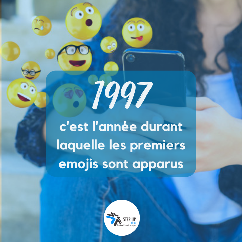 stepupmada's tweet photo. Le saviez-vous ? Les emojis ont été créés en 1997 pour la holding SoftBank au Japon 🤣😁😍. Pour d'autres infos sur les emojis et une surprise, rendez-vous sur nos comptes Facebook : https://t.co/JwtPtpL6G4 et LinkedIn : https://t.co/b7XpSsNY4A #Emoji #JournéeMondialeDesEmojis https://t.co/0lirqxJvmg