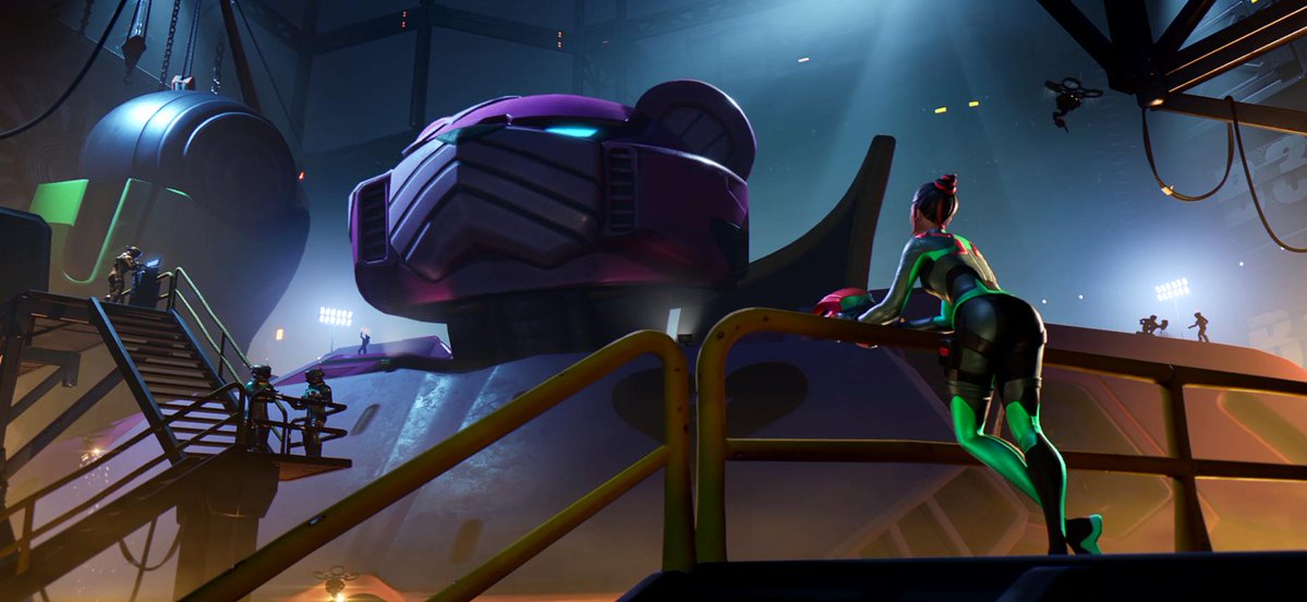 LootLakeBR's tweet image. Here&apos;s a first look at the completed Robot from Pressure Plant (via @FortTory) #Fortnite