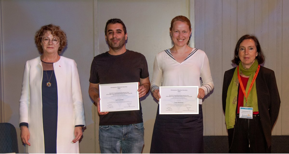 🎉 Congratulations to our CMS colleague, Josh Bendavid and former CMS Collaborator Lesya Shchutska for receiving the Young Experimental Physicist Prize from <a href="/HEPPboardEPS/">EPS HEPP Board</a> <a href="/EuroPhysSoc/">European Physical Society (EPS)</a> at the #EPSHEP2019 conference ! 🏆
cms.cern/news/2019-youn…