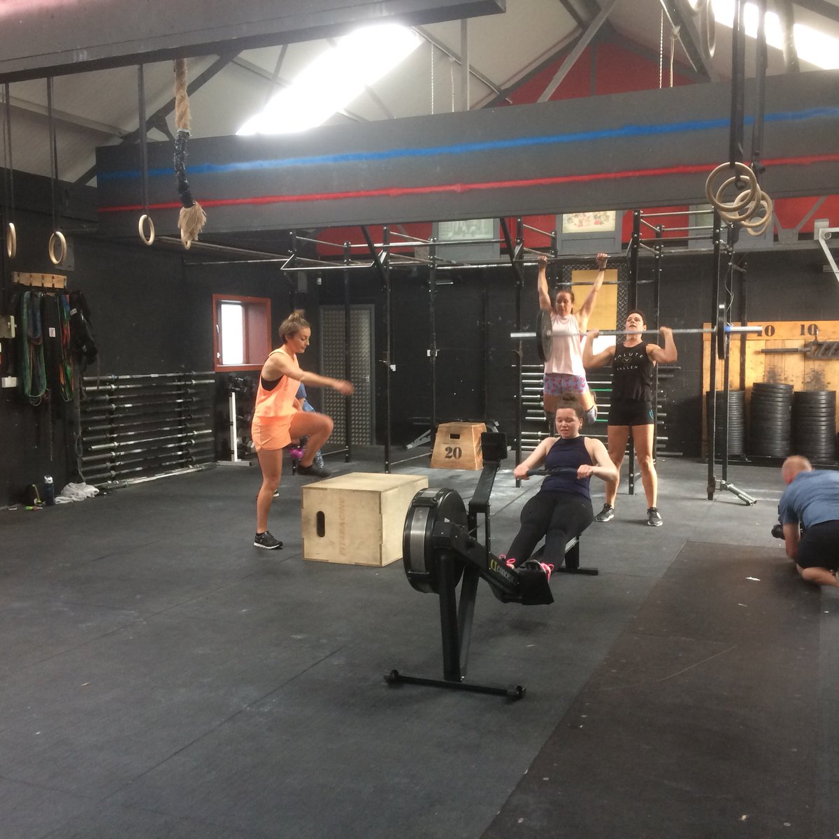 This morning <a href="/ITVborder/">ITV News Border</a> are finding out about our films with @onelittlebirdpr at CrossFit Cumbria. @onelittlebirdpr have tried CrossFit for the first time this morning! They are buzzing!