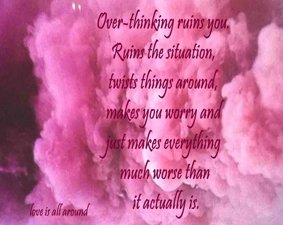 Marietta117's tweet photo. #NoToOverThinking ๐ https://t.co/YMyn7HyosY