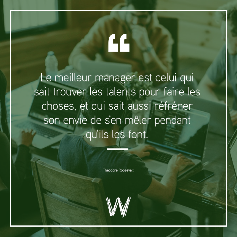 WebZenLyon's tweet photo. [DIGITAL] "Le meilleur manager est celui qui sait trouver les talents pour faire les choses, et qui sait aussi réfréner son envie de s'en mêler pendant qu'ils les font"
- Théodore Roosevelt

#quotes #working #digital #agencedigitale #lyon #agencedigitalelyon https://t.co/z68VzberoF
