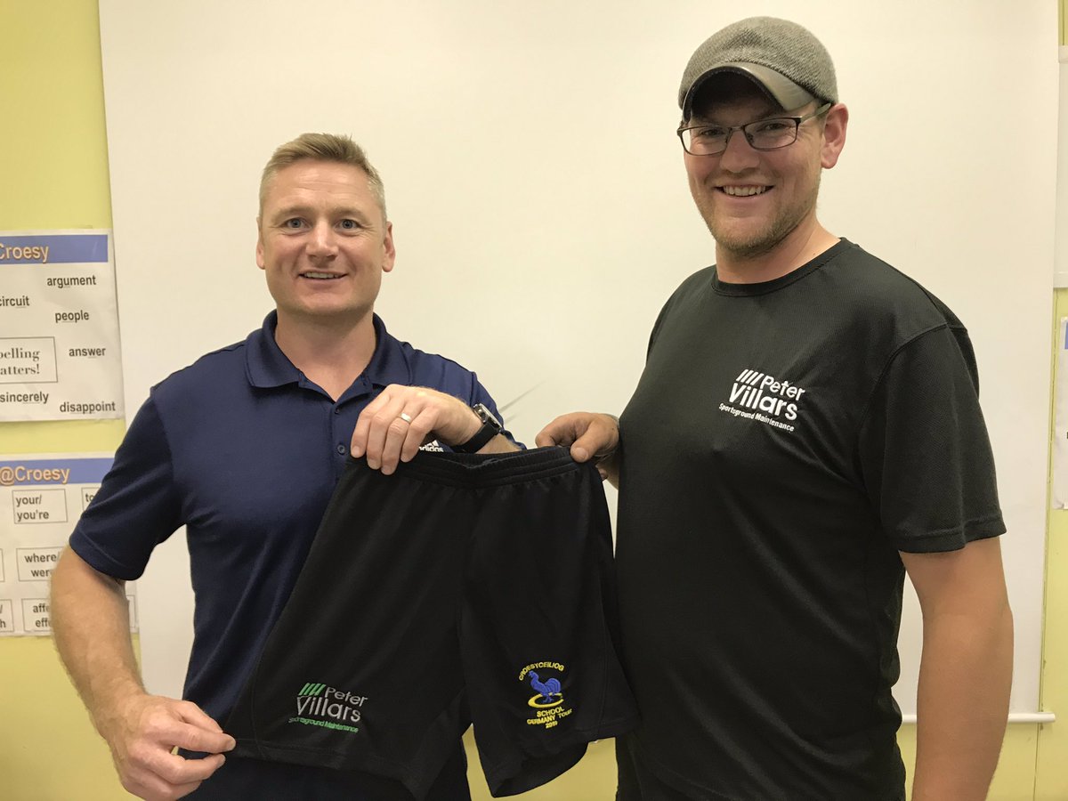Wishing <a href="/Croesype/">Croesype</a> <a href="/croesyschool/">Croesyceiliog School</a> a great tour to Germany this week!! Hope you like your shorts 😊👍 <a href="/iestynjohn/">Iestyn John</a>