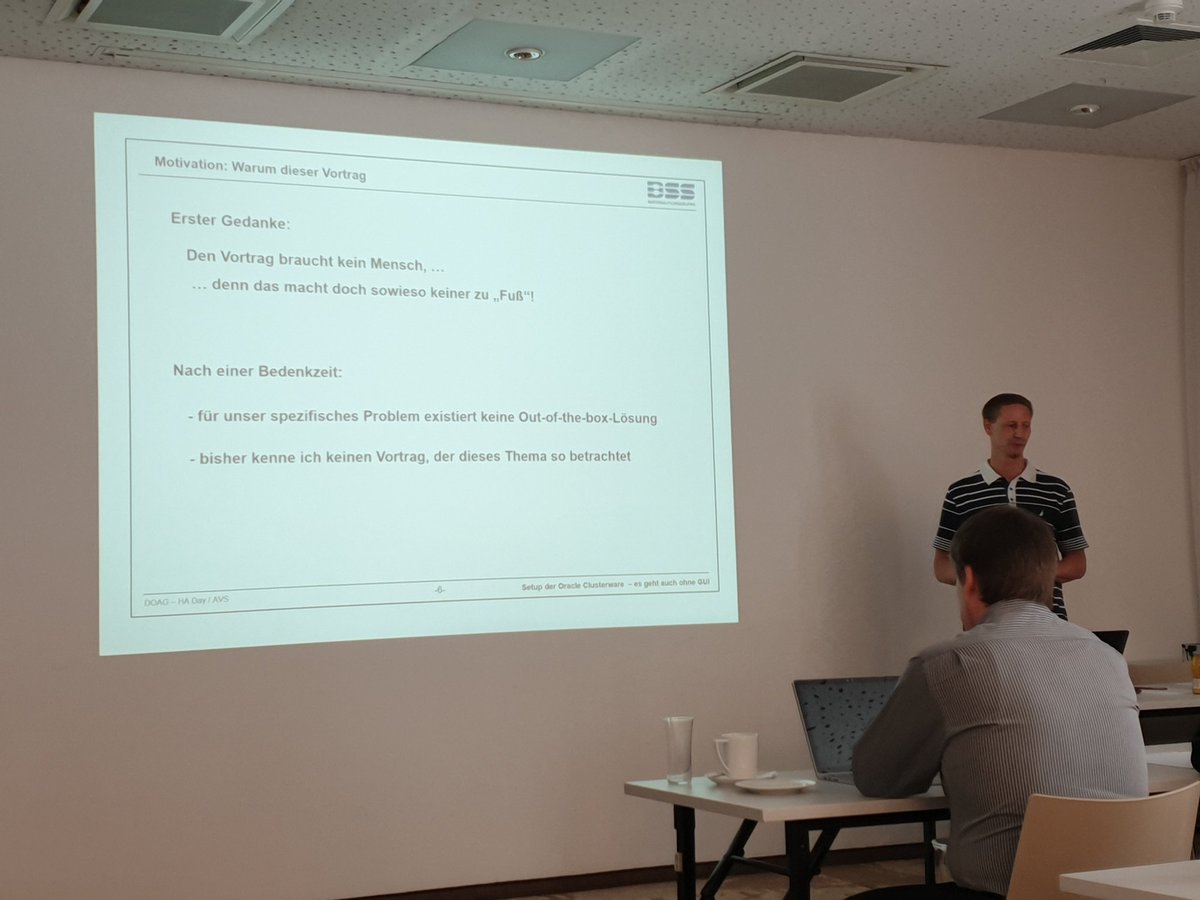 MartinKlierDBA's tweet image. Mach&apos;s ohne!
#Oracle #Clusterware ohne GUI installieren. Wie es geht stellt @MrOffstone beim #doagha2019 vor. @DOAGeV
