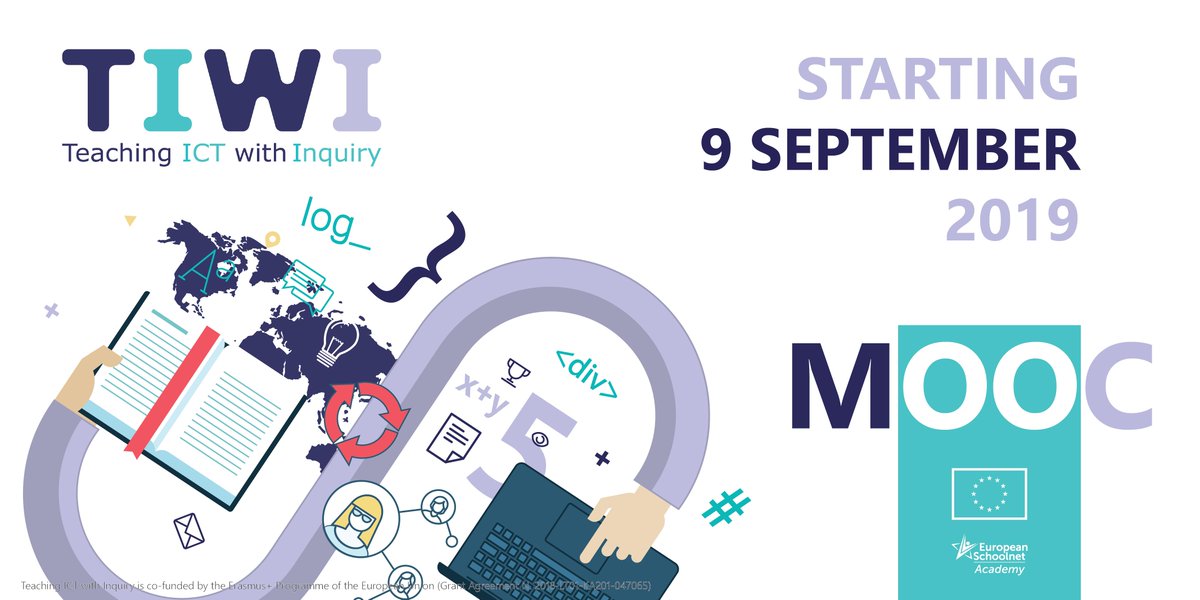 eu_schoolnet's tweet image. *Save the date* Learn how to introduce #ICT in your #teaching while using inquiry-based pedagogy by signing up for the #TIWIProject MOOC: bit.ly/TIWIMOOC