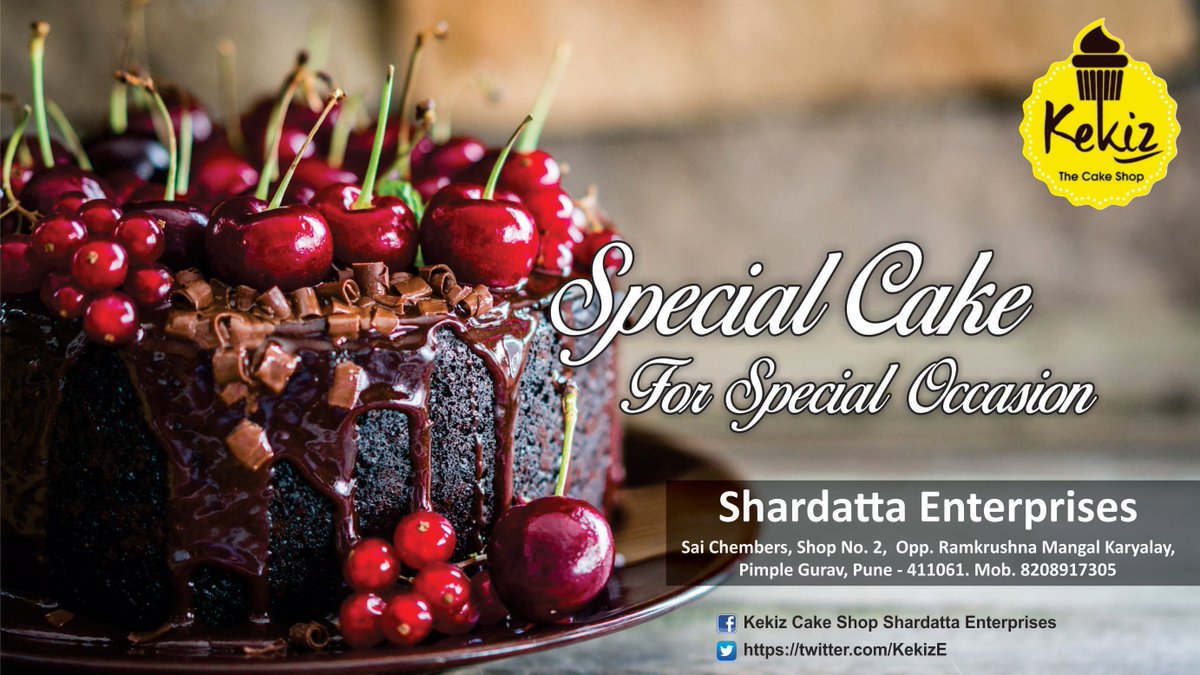KekizE's tweet photo. Special #Cake For Special Occasion
Shardatta Enterprises
#Kekiz #CakeShop https://t.co/ttt9NJz7JJ