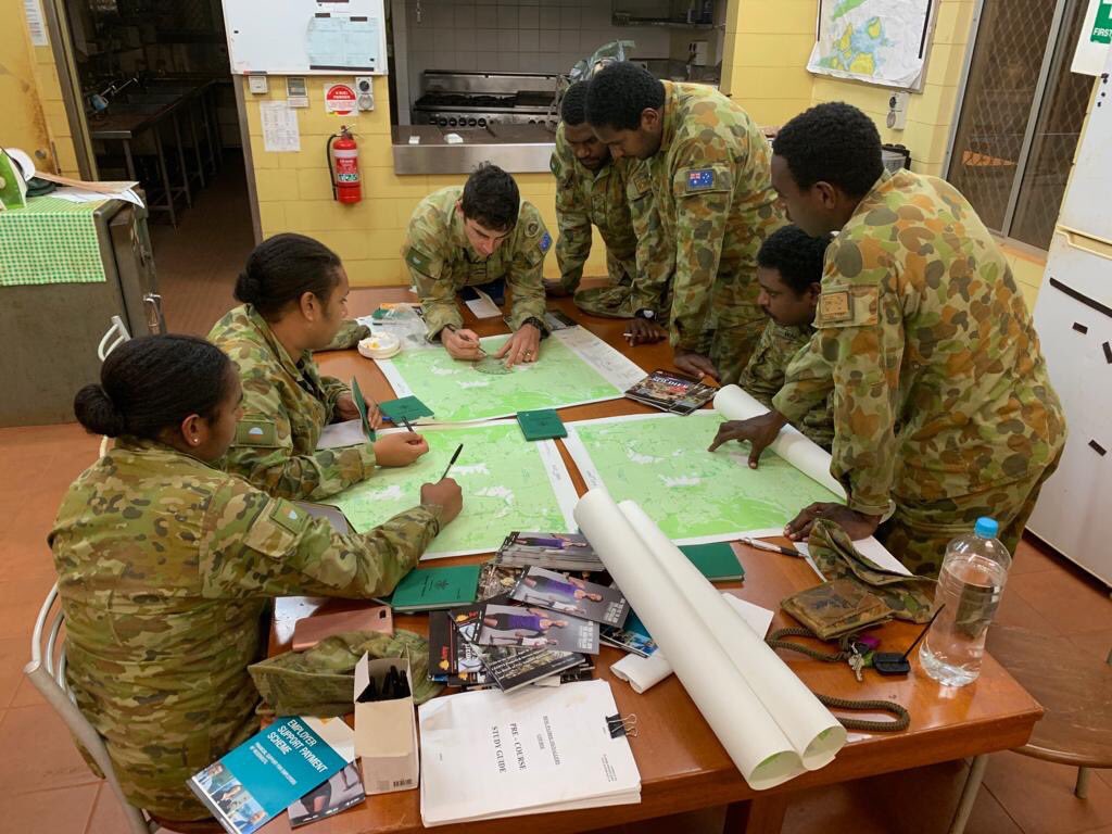 51stBattalion's tweet photo. Training run by local NCOs from Bamaga Platoon without #sarpeye Coy staff provides more opportunities for soldiers to improve skills, increases employment opportunities &amp; generates capacity for other training to be delivered across the Torres. Keep up the gr8 work @FORCOMDMedia https://t.co/Gt13thWONl