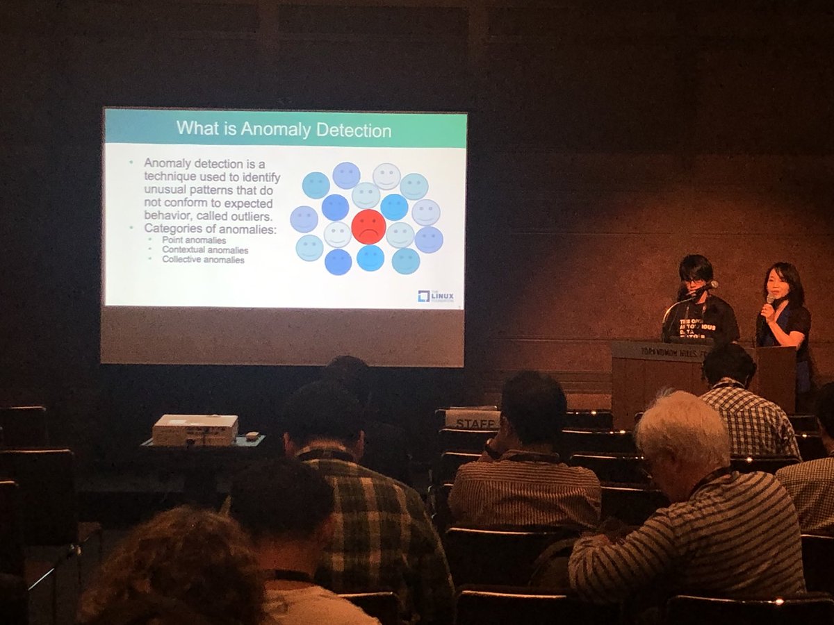 stevenphtan's tweet image. Great presentation by Xing and Takei-san on building telemetry and anomaly detection for storage #opensds #OpenDataAutonomy #lfevents #osssummit