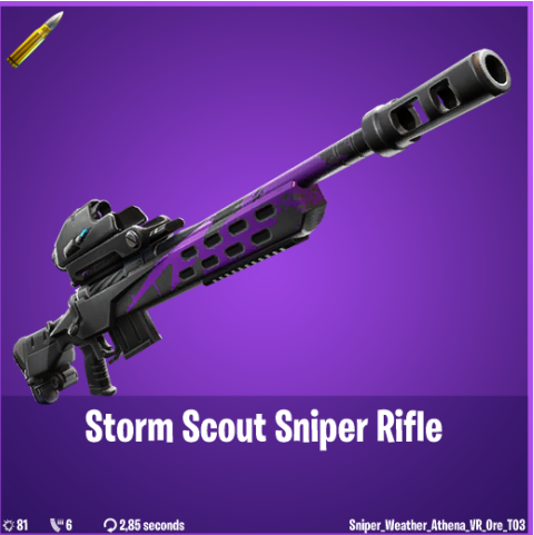 Leak: Storm Scout Sniper Rifle Coming to Fortnite Battle Royale