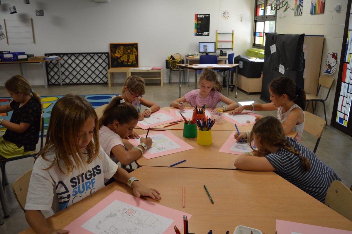 ASBEnglish's tweet photo. In Ms. Lisa's art class they love exploring art from different cultures. For this project they learned about the importance of elephants in India. They looked at images of painted elephants from a festival and learned about an elephant god called Ganesh. https://t.co/xeThm2ZA2r