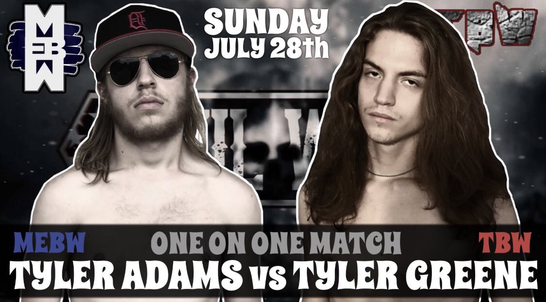 CivilWar2019's tweet photo. It’s official.

Tyler vs. Tyler

Greene vs. Adams

One on one.

#WarReady #CivilWar2019 #BYW #BYWCivilWar https://t.co/uUpz3HHdRA
