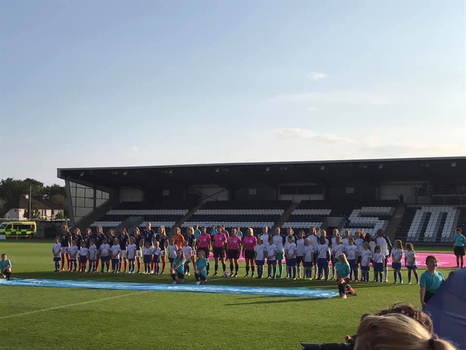 Huge thanks to @ScotFAWest @GiffnockSCGirls @stmirrenwfc @SMFC_CF for organising Festival before @ScotlandNT #SCOW19s opening of #WU19EURO & @StPetersFCGirls opportunity to be mascots/Flag Bearers & Ball girls!
Great experience & great to play other girls teams!
#OurGirlsOurGame