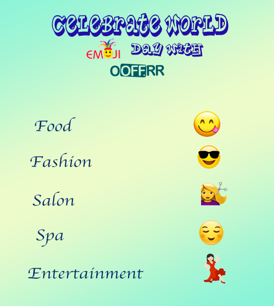Primo_OOFFRR's tweet photo. Hello People!
It's World Emoji day today.
Celebrate your World Emoji Day with OOFFRR. Have the best expressions as in the picture while shopping out the different lifestyle categories through OOFFRR APP.
#worldemojiday2019 #Discountsnearme #OOFFRR #Delhi #Jamshedpur https://t.co/JOVxUEIDlz