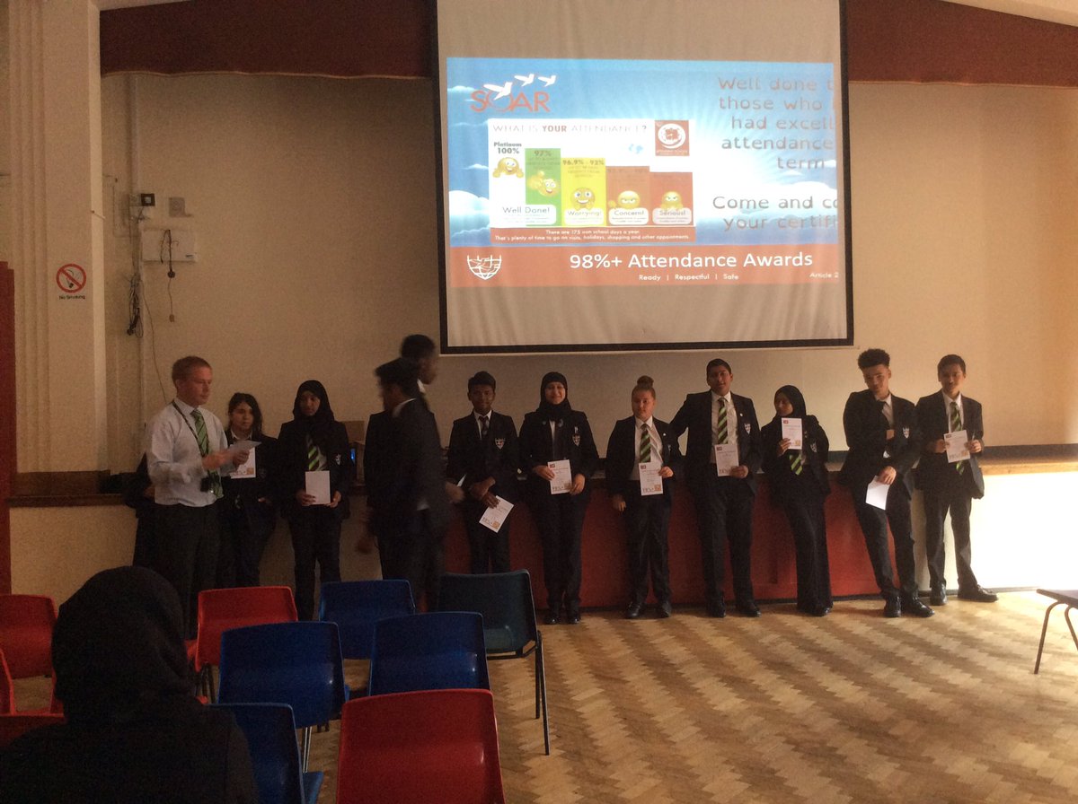 A joy to reward <a href="/YewHouseCHS/">Yew House CHS</a> students in assembly today. Thank you <a href="/smoorechs/">Steven Moore</a> and @JBridgesCHS. So many 98%+ attendance we needed them to come up in three groups. 😂Highest KS3 and KS4 SOAR. Highest Year 8 &amp; Year 9 form attendance and....
