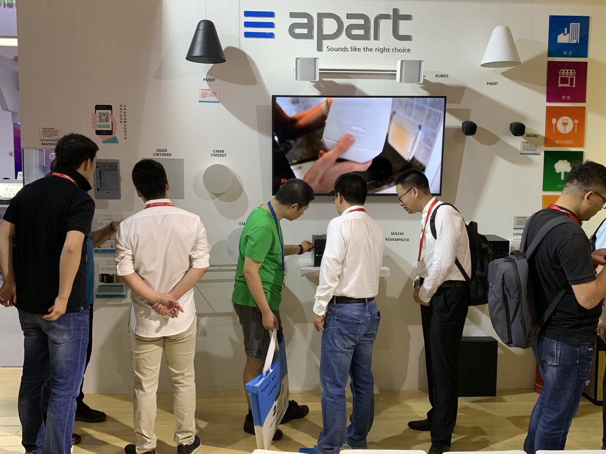 We enjoyed a busy first day at Infocomm China today, be sure to drop by if you are attending #apartaudio