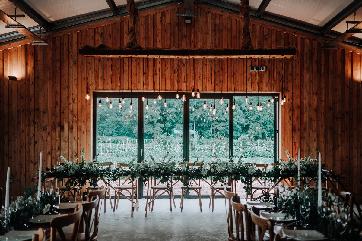 Hipswinguk's tweet image. Looking back from the Open Day on Sunday at Weddings at @Groobarbs . Featuring our Festoon chandelier and Fairy Lights.