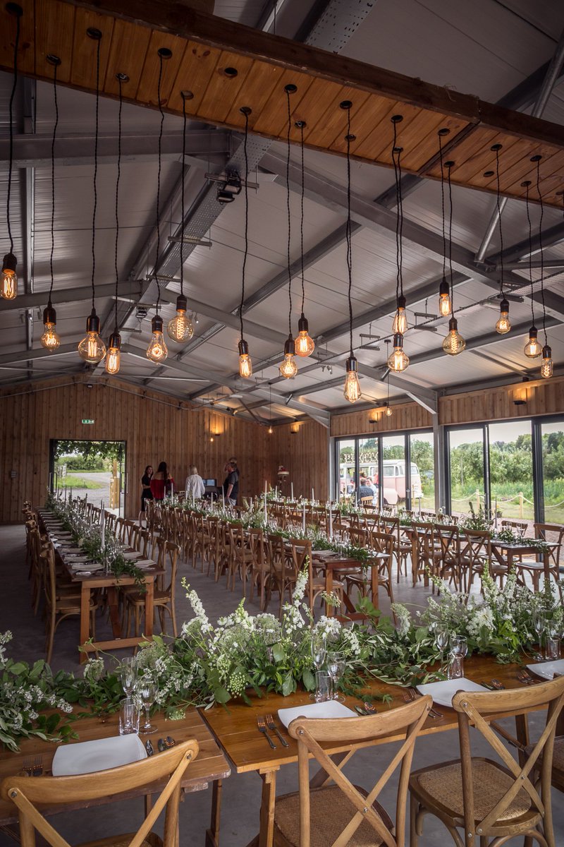 Hipswinguk's tweet image. Looking back from the Open Day on Sunday at Weddings at @Groobarbs . Featuring our Festoon chandelier and Fairy Lights.