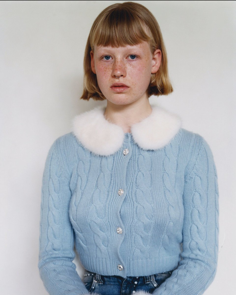 baby blue cashmere cardigan