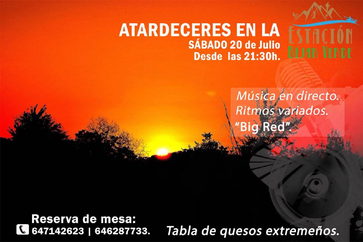 Acompañamos al #FestivalBlues #Béjar #EstaciónBéjarVerde #AlquilerdeBicis #CaminoNatural #VíaVerde 🎶🎸... Mucho ritmo!!🤙🏻