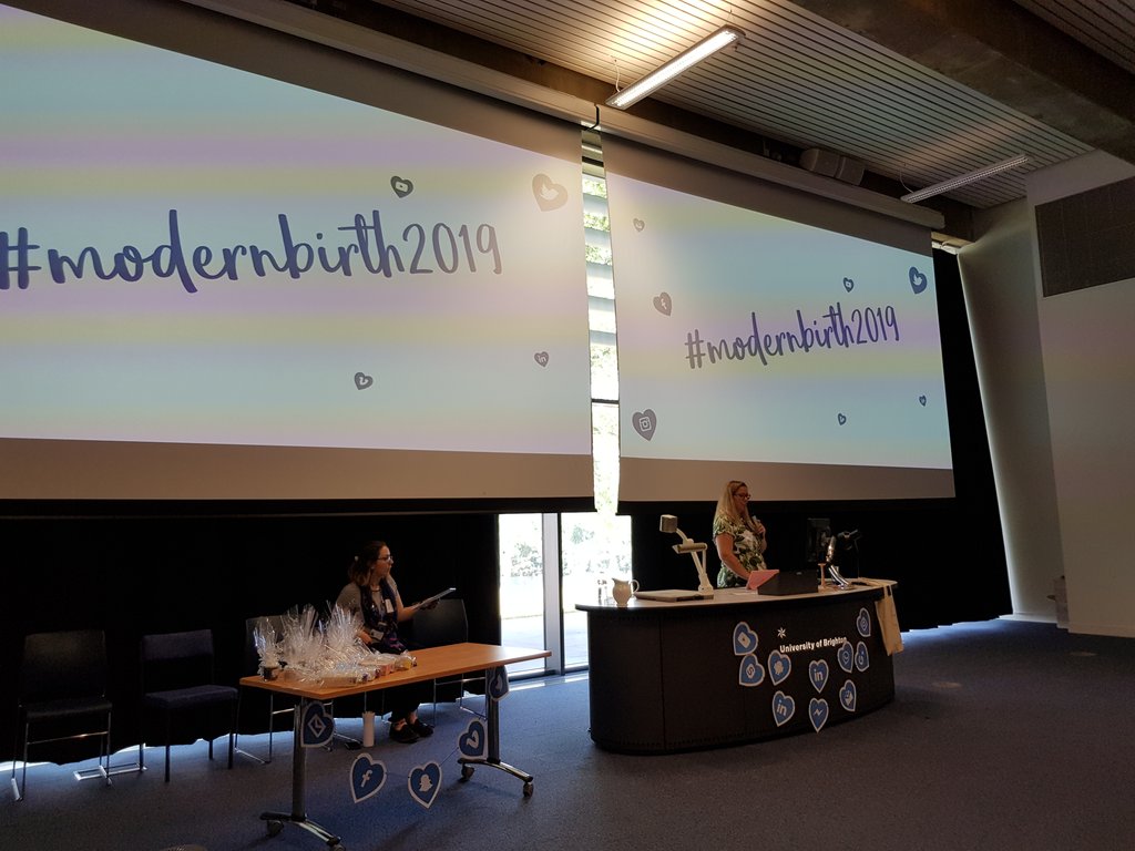 And we were off...great introduction from student midwife Steph Sugden #modernbirth2019 @BMidwiferysoc @SHSUnivBrighton