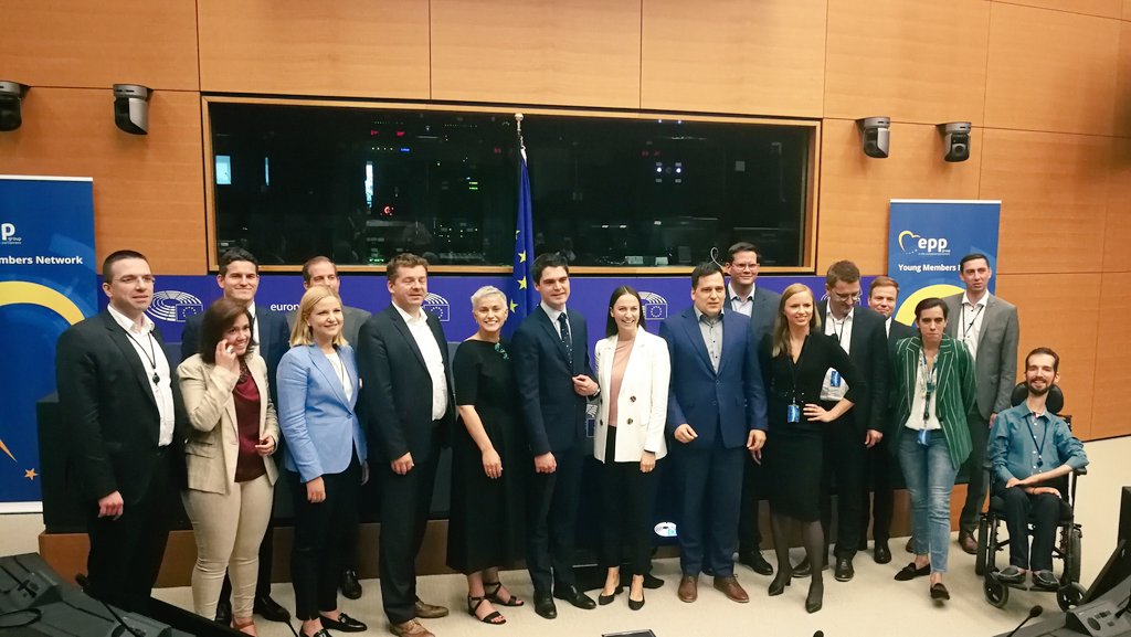 I am thankful for the recognition of the <a href="/EPPGroup/">EPP Group</a> and fellow MEPs for entrusting me as Coordinator of the Young Members' Network. I will work tirelessly to put fwd the vision for the young(er) generation policy makers. Glad to be assisted by <a href="/MariaWalshEU/">Maria Walsh MEP</a> &amp; <a href="/KarloRessler/">Karlo Ressler</a>.