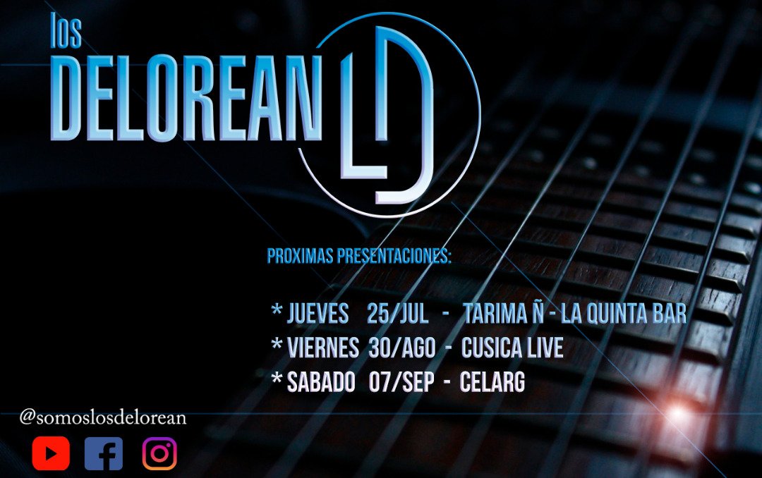 Los_Delorean's tweet photo. Estamos muy contentos con este #mintour que se ha ido Armando!! Próximamente iremos incluyendo más fechas Atentos
#Elrocksiguevivo #LasLucesQueBailan #LosDelorean #altosmirandinos #Venezuela #Caracas #Losteques #Carrizal #Rock #festival #band #Rockvenezolano #stage #stagemusic https://t.co/x8XVF0m2Gu