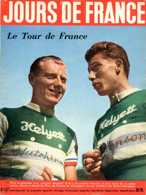 classicretro's tweet photo. Jours de France ....... #Darrigade #Anquetil https://t.co/ebDAUsOahq