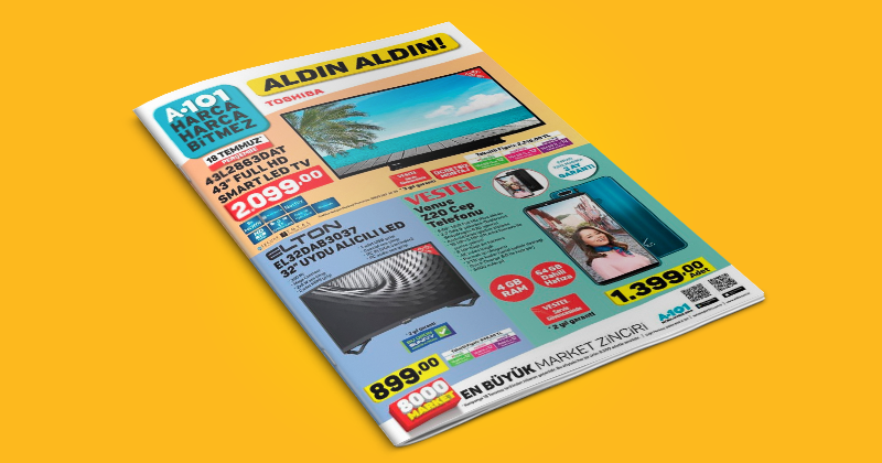 A101 18 - 24 Temmuz 2019 Aldın Aldın Aktüel Kampanya Broşürü!
bit.ly/2LoVwTN #a101 #a101aktuel #ebroşür #broşür
