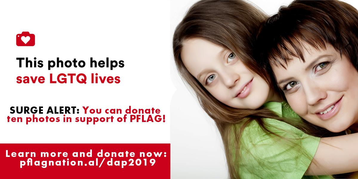 PFLAG's tweet image. #DonateAPhoto SURGE DAY TODAY: Tonight, the @donateaphoto booth will be live on site at a screening of @5BFilm, with all photo donations going to @pflag!