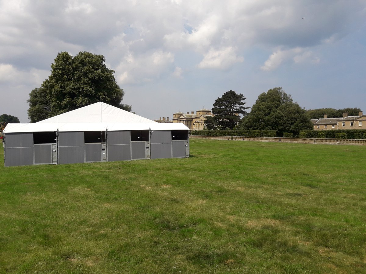 Our Quickstables all ready for this weekend <a href="/HolkhamCFair/">Holkham Country Fair</a> !