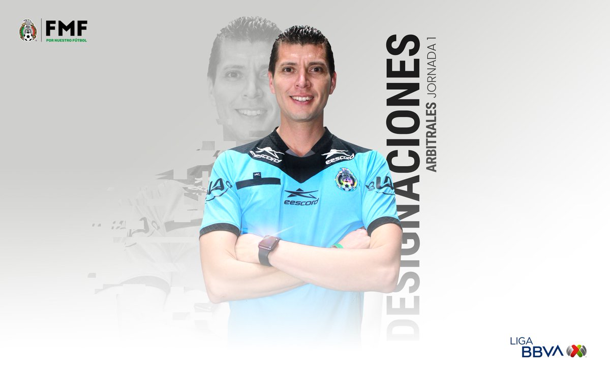 #Arbitraje | Designaciones Arbitrales correspondientes a la Jornada #1 del Torneo Apertura 2019 de la <a href="/LigaBBVAMX/">Liga BBVA MX</a>.

Lee más: bit.ly/30IgWyZ

#FMFPorNuestroFútbol
