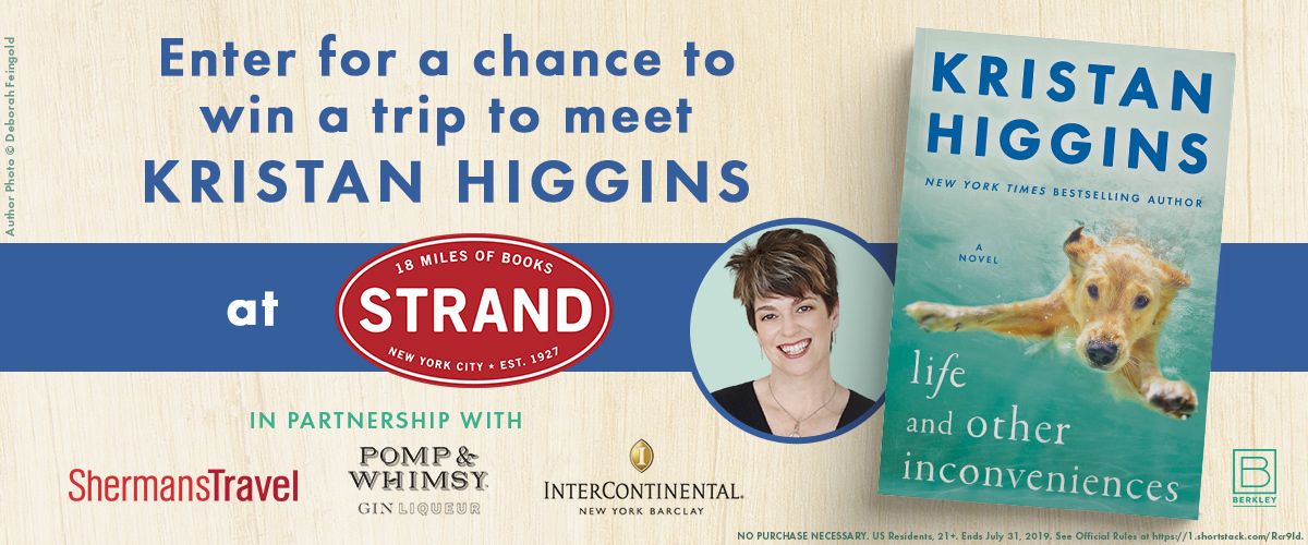 In partnership with <a href="/ShermansTravel/">ShermansTravel</a> <a href="/NYBarclayHotel/">InterContinental NYB</a> + @pompandwhimsy, we're sending you to NYC to meet @Kristan_Higgins here at Strand this August!!😍😲😎Enter to win: buff.ly/2LY6MWG #giveaway #strandevents