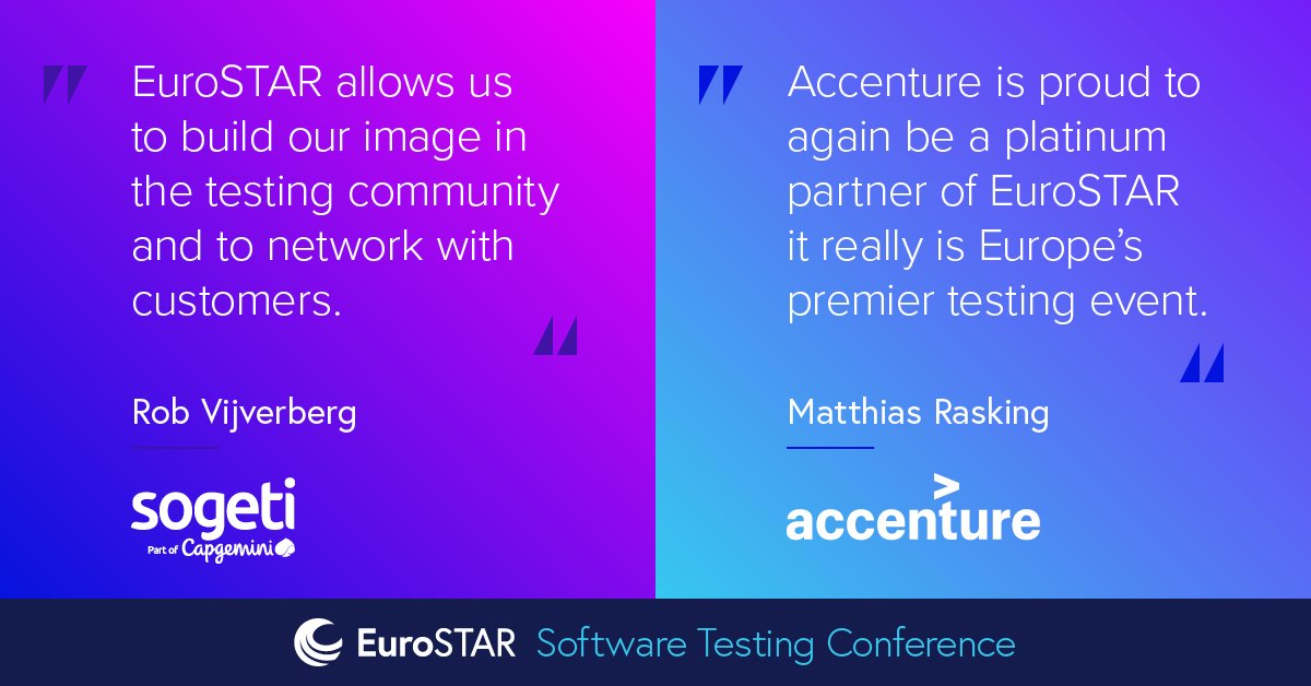 esconfs's tweet image. Don&apos;t miss out 💥 The #EuroSTARConf Expo is almost sold-out! Download the expo brochure to view available sponsorship opportunities &amp;gt;&amp;gt; rebrand.ly/EuroSTAR-Expo #softwaretestingtools #softwaretestingservice