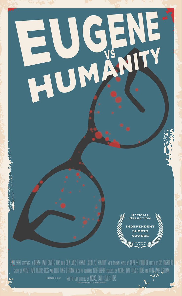 Eugene has done it again.  Independent Shorts Awards has honored #EugeneVsHumanity as an official selection for July! <a href="/IShortsAwards/">Independent Shorts Awards</a>