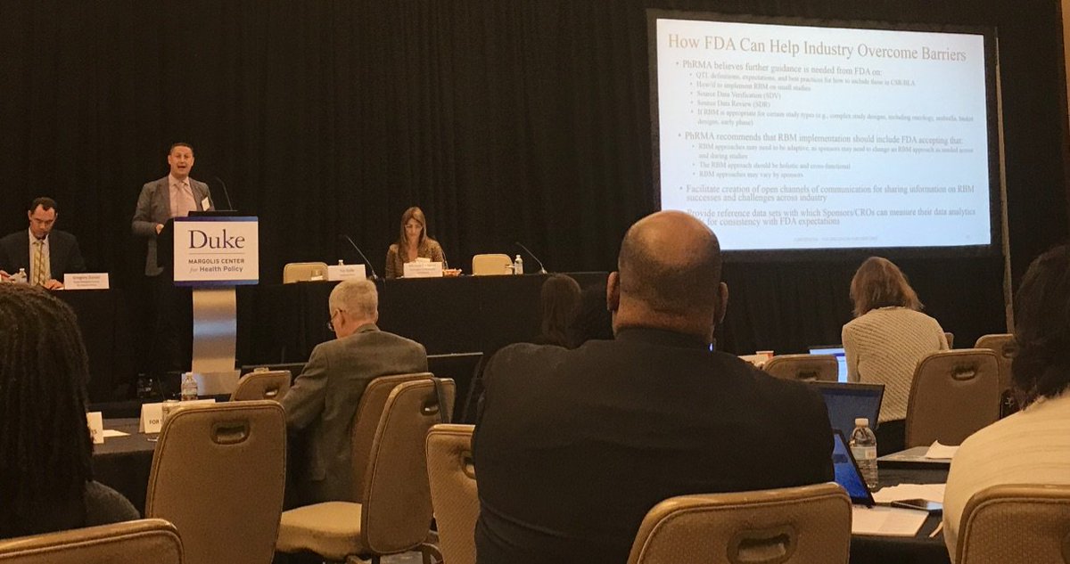 ACROhealth's tweet image. “There isn’t anything too small, too short, or too simple that the fundamentals of #RBM won’t apply” - Tim Rolfe of @GSKUS &amp;amp; @PhRMA on the critical role of RBM as a quality management system. #ImplementRBM