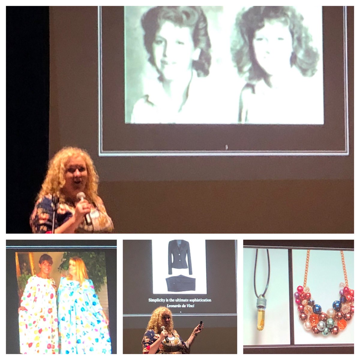SarahFiedeldey's tweet image. @pmgmcgee shares her teaching reflections as fashion-through-the-decades! Moving us from muumuus to accessorized classic black suits, she reminds: “You, the teacher, make all the difference. You don’t go out of fashion.” Grateful for your wit and wisdom! #PARSUM19