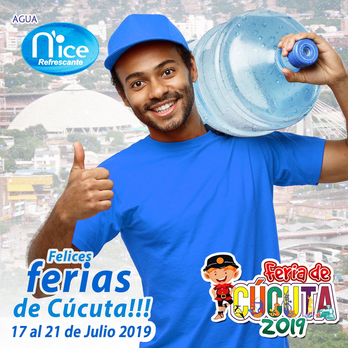 AguaNice's tweet photo. Felices Ferias de Cúcuta! 🎉❤️ ¡Te invitamos a disfrutarla del 17 al 21 de julio! #AguaNice 💦

🏡 Avenida 5 # 3 - 29 San Luis · Cúcuta

📞 Pedidos: 584 13 00 - 577 85 03

📲 317 637 87 59

💻 https://t.co/NI27CwGslU

#feriadecucuta #carnavaldelduende #feriasdecucuta #colombia https://t.co/YZ6HkyaVOa
