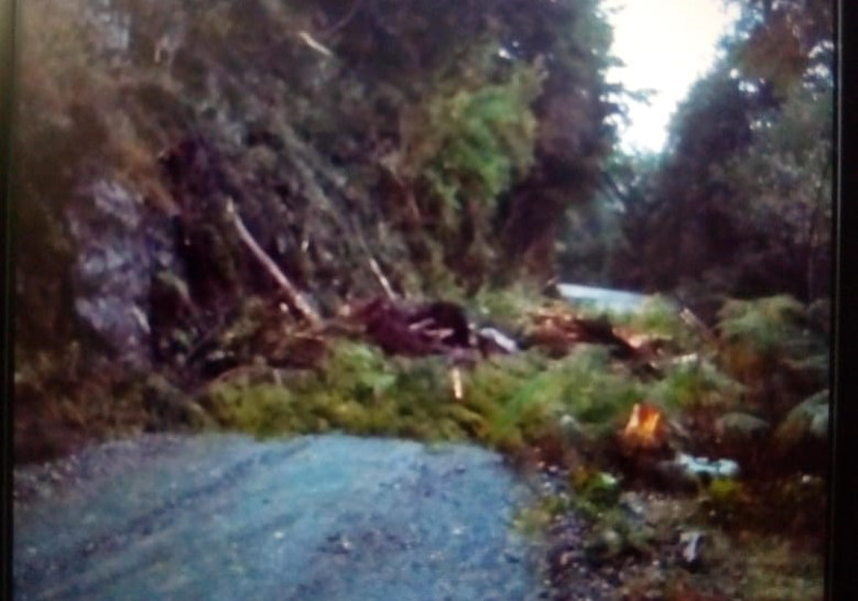 TTILosLagos's tweet photo. 🔴 ATENCIÓN #Palena: Ruta 7 tramo #Hornopirén #Pichanco interrumpido por deslizamiento de material sobre vía en km 124, sector #Cholgo.
Se recomienda a los automovilistas y pasajeros tomar las precauciones respectivas, se trabajará en lugar #CarreteraAustral 🚗🚐 https://t.co/hZEZyvy3Xv