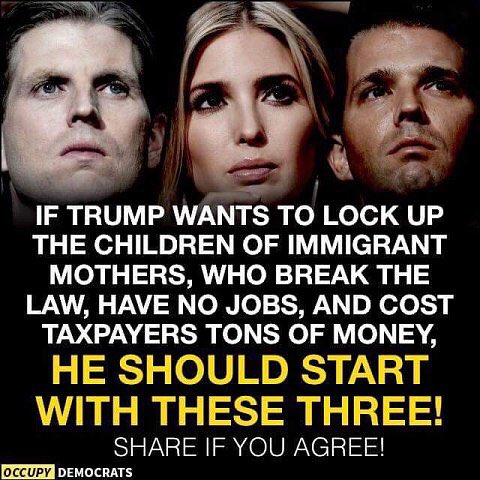 CanadianMuna's tweet photo. Eric Trump..... Retweet if you agree https://t.co/iko8FghR6m