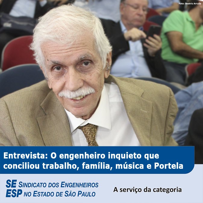 seesp_eng's tweet photo. Carlos Monte, coordenador da consultoria técnica do #CresceBrasil, é pai de quatro filhas, entre elas Marisa Monte, e conta em entrevista ao #OportunidadesnaEngenharia do SEESP como conseguiu "engenheirar" e se entregar a sua paixão, o carnaval carioca: https://t.co/sdulYZEOzA https://t.co/iM6odS8rTO
