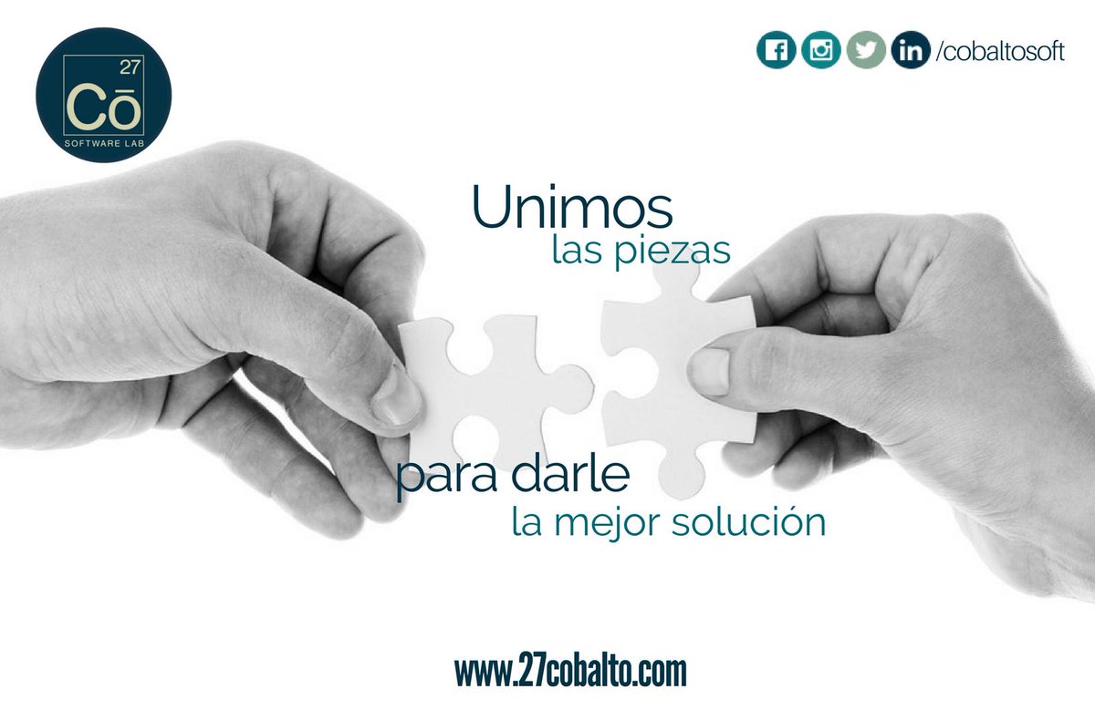 cobaltosoft's tweet image. Encontramos la mejor manera de unir las piezas y entregarte la solución digital perfecta. ¿Necesitas asesoría? Contáctanos +57 3014751352
