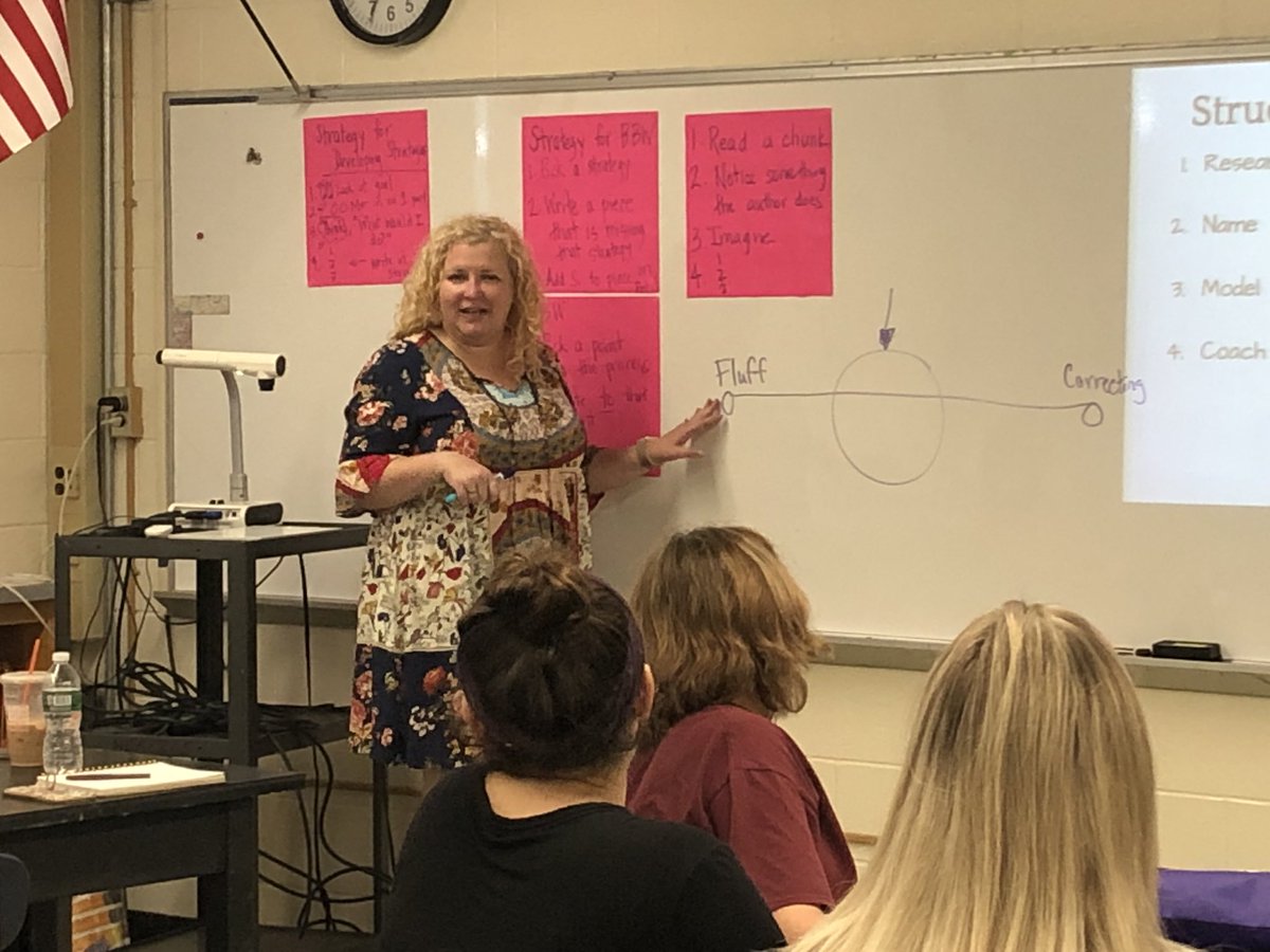 SarahFiedeldey's tweet image. Taking a closer look at our conferring work with @pmgmcgee! Patty helps teachers find the sweet spot between the “fluff” and the pitfalls of “correction.” #PARSUM19