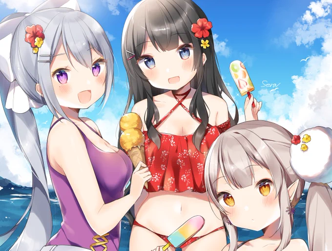 ひなの(@_hi_na_no_ )さん主催の みかえる合同誌 に参加させていただきました!
夏コミ4日目ウ-29bにて頒布されます!よろしくお願いします? 