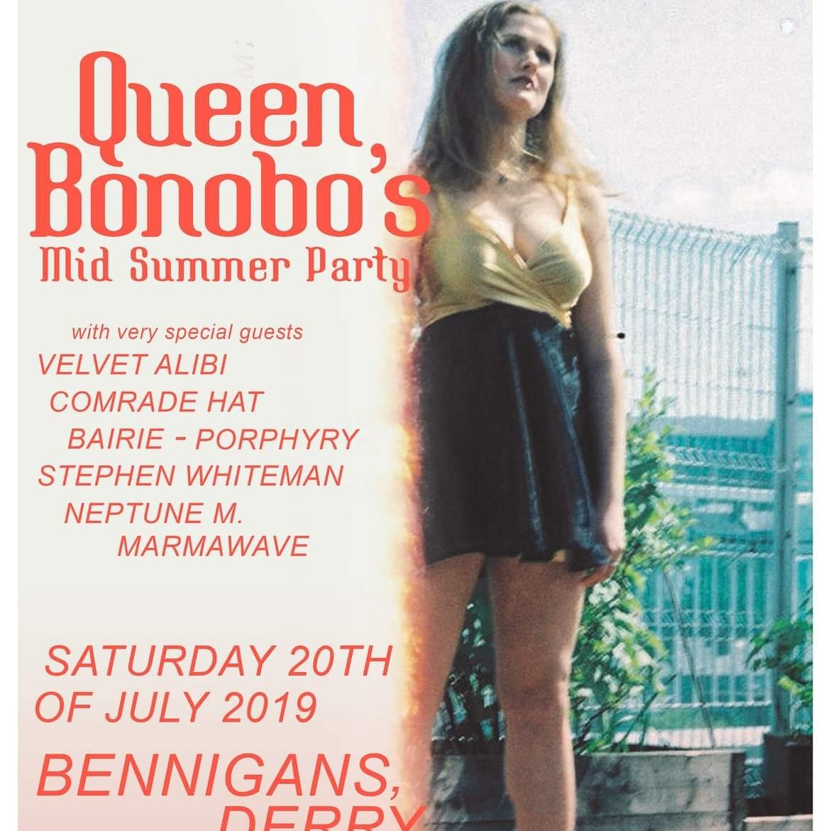 VelvetAlibi's tweet image. Saturday @BennigansBar for @cmayagold summer party, get along! #livemusic #Derry #IrishMusicParty #funk